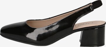 CAPRICE Slingpumps in Zwart