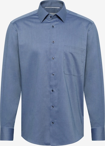 ETERNA Zakelijk overhemd in Blauw: voorkant