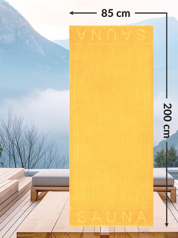 Lashuma Towel 'Kopenhagen' in Yellow