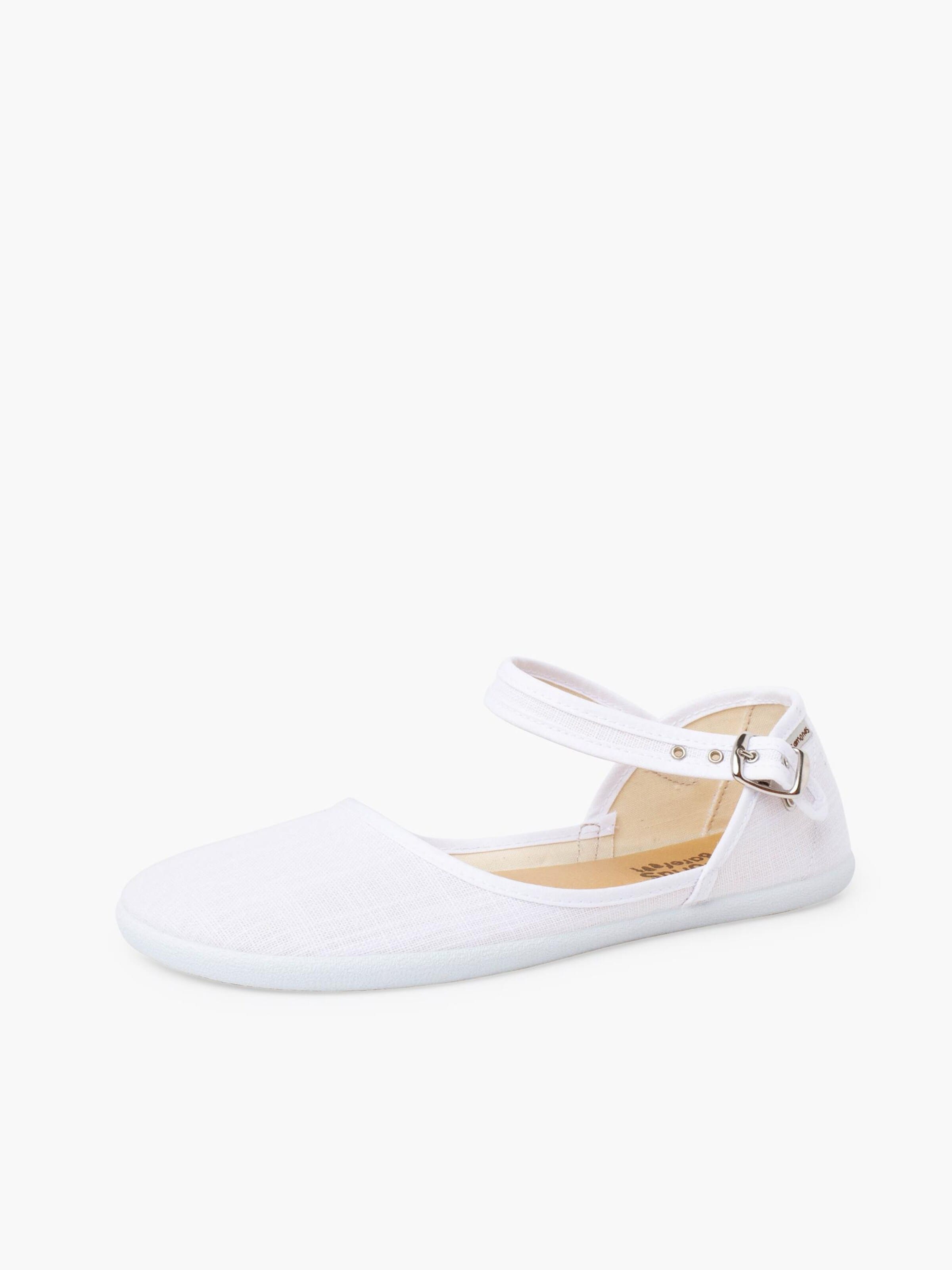 Pisamonas Ballerina's in Wit: voorkant