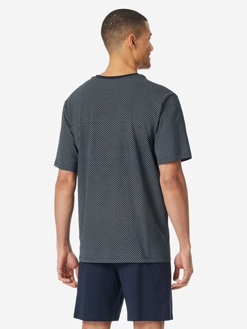 SCHIESSER Pajama short 'Comfort Essentials' in Blue