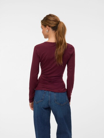 VERO MODA Shirt 'VMAva Sarah' in Rot