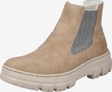 Rieker Chelsea Boots 'Z7465' in Beige: front