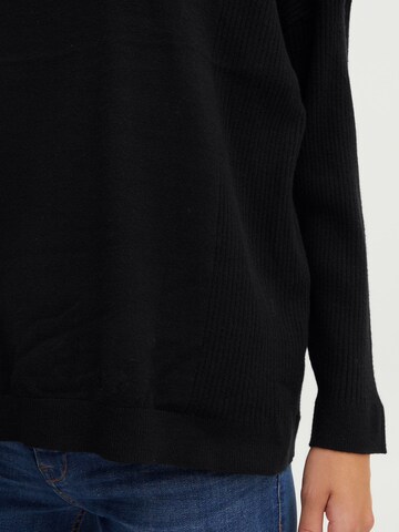 Pull-over 'FRCEMELANGE' Fransa en noir