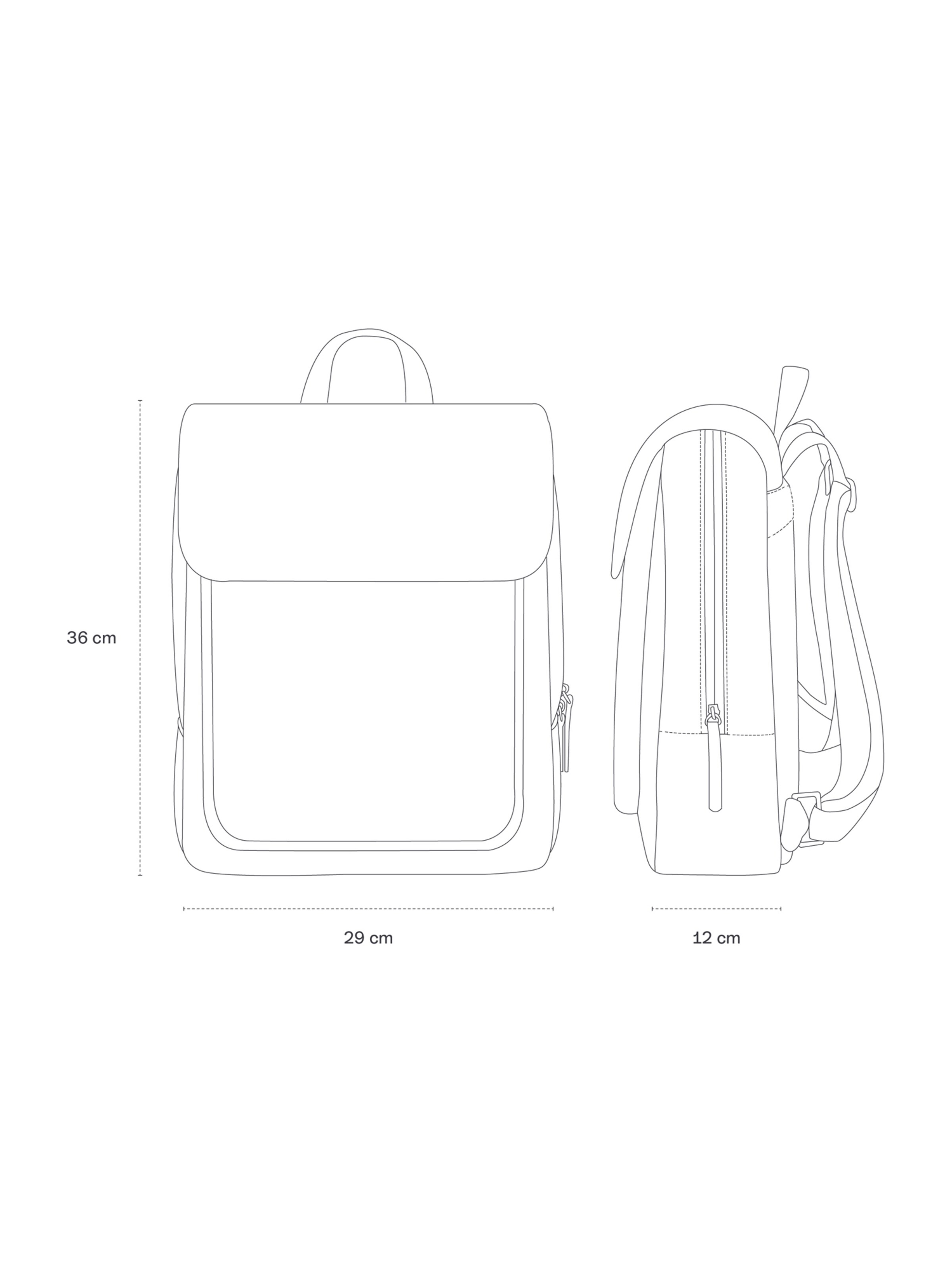 Kapten & Son Ryggsäck 'Tromso Cream Black' i beige