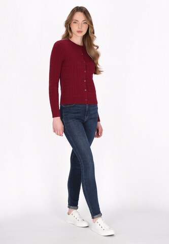 DreiMaster Maritim Gebreid vest in Rood