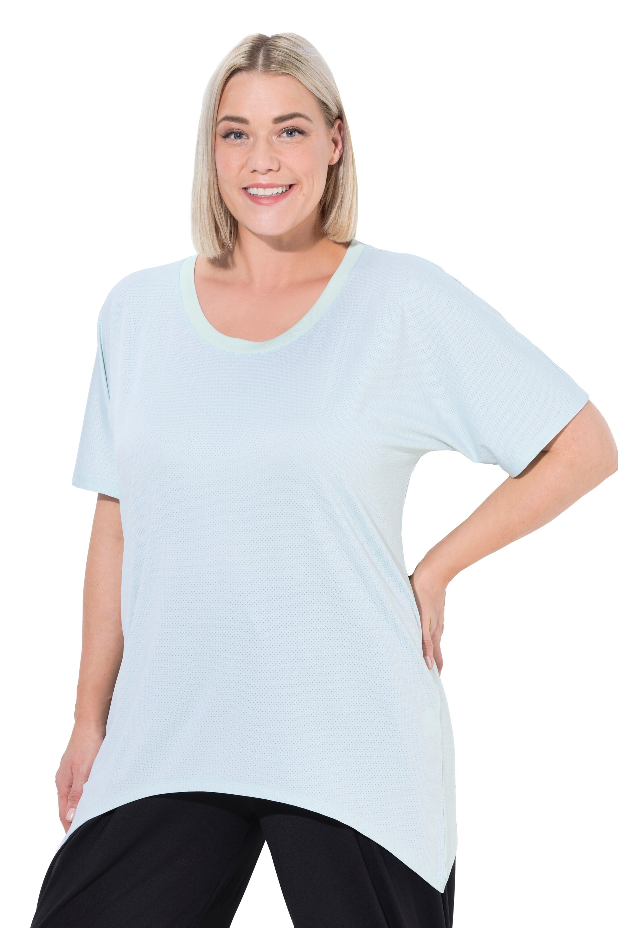 Ulla Popken Shirt in Grün: Vorderseite