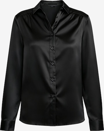 Lilysilk Bluse in Schwarz: Vorderseite