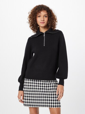 Pull-over 'Dalma' Y.A.S en noir : devant