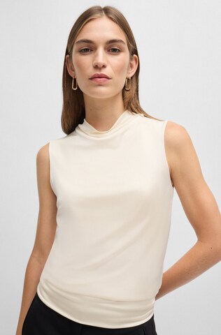 BOSS Top  ' Esensa ' in Beige: predná strana