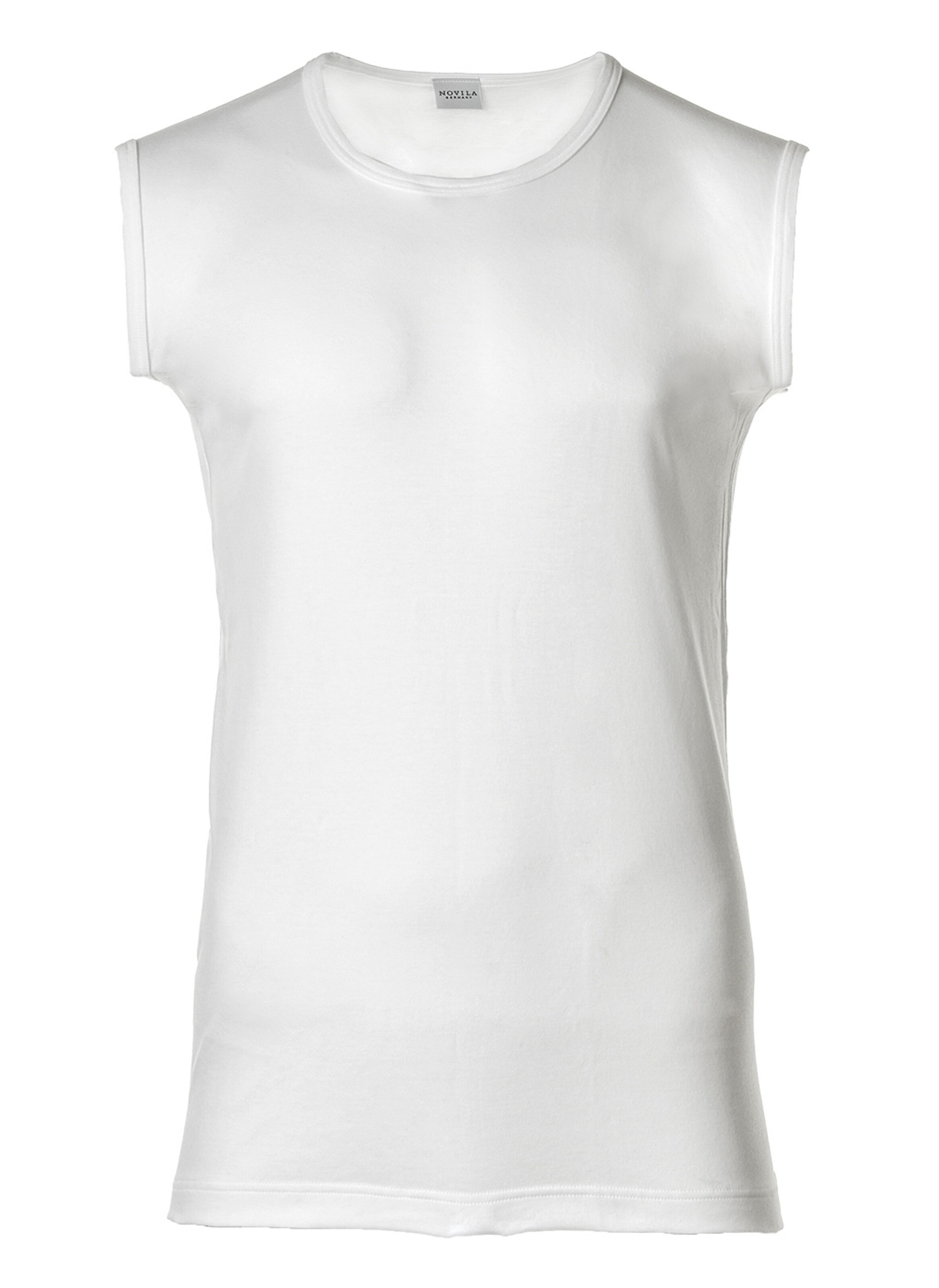 Maglietta intima di NOVILA in bianco: frontale