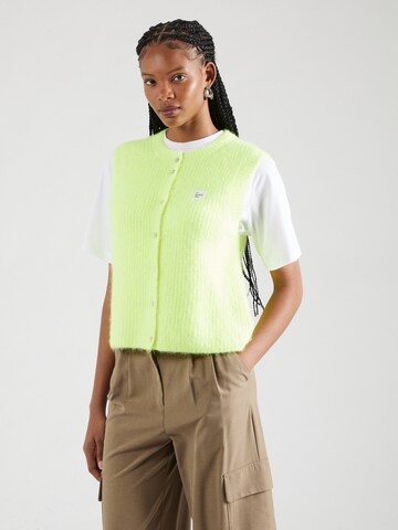 AMERICAN VINTAGE Pletená vesta 'EAST19MCE24' - Žltá: predná strana