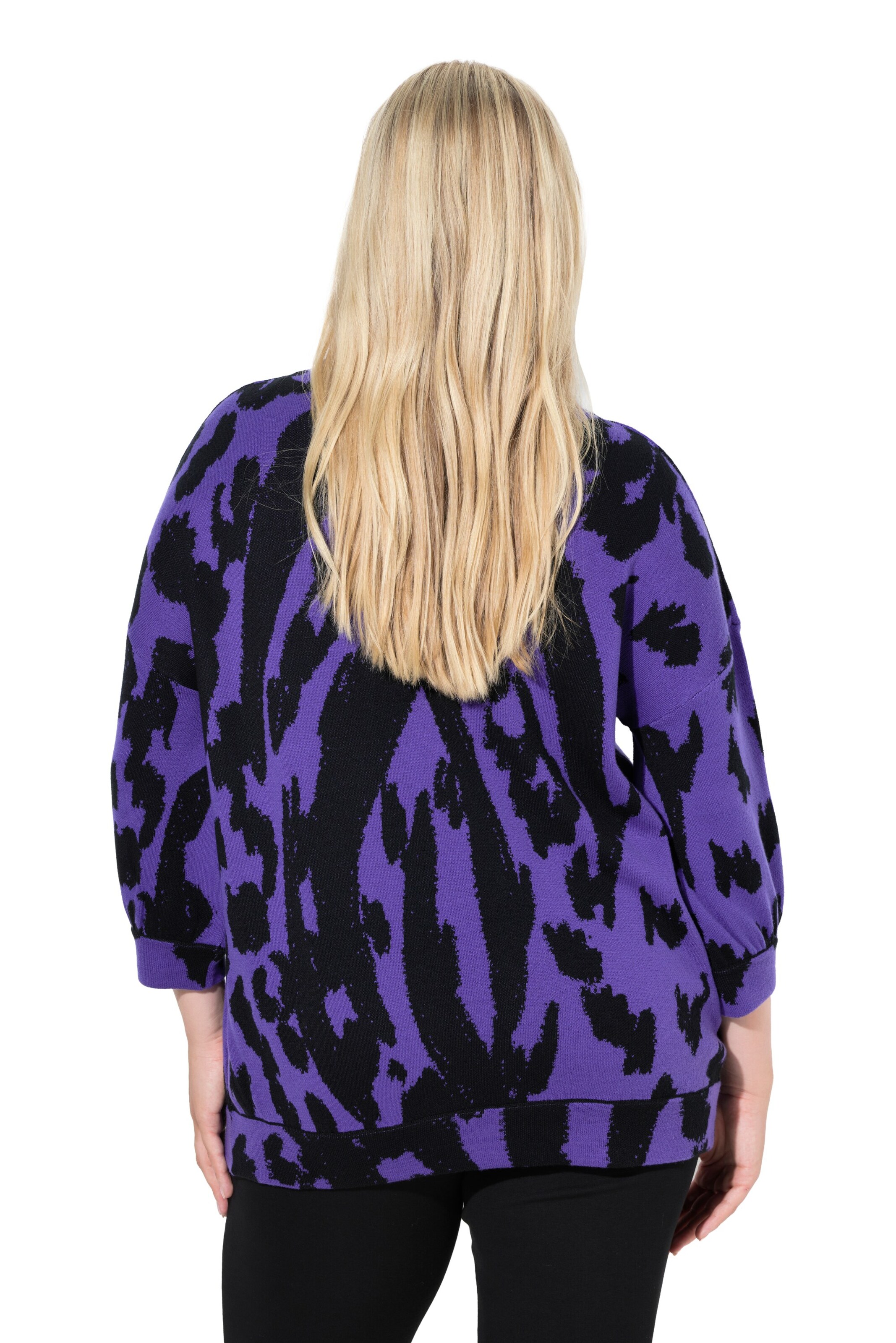 Ulla Popken Sweater in Purple