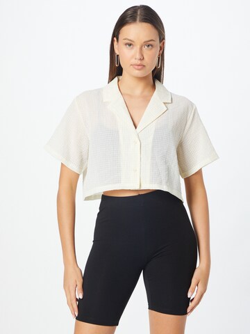 The Couture Club Blouse in Geel: voorkant