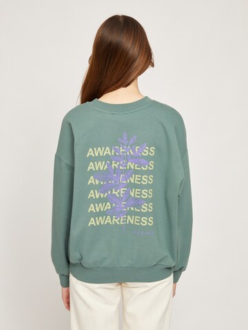 mazine Sweatshirt 'Kuna' in Green: front