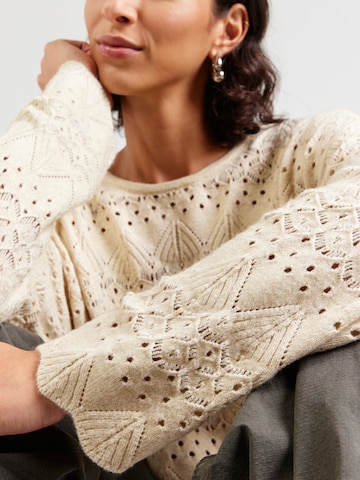ONLY Pullover 'ONLKATIA' in Beige