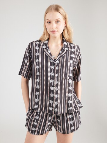 Volcom Блузка 'SUN STUNNER' в Черный: спереди