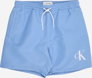 Calvin Klein Swimwear - Bermudas en azul: frente