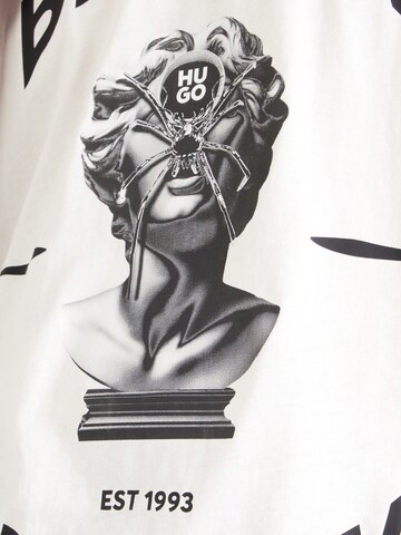 HUGO Shirt 'Dostalgi' in White