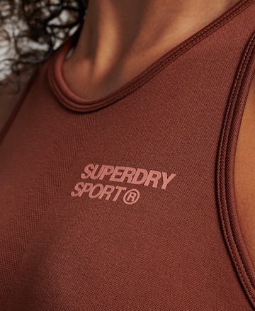 Superdry Bralette Sports Bra in Brown