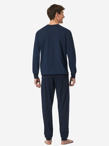 SCHIESSER Pyjama lang 'Comfort Essentials'‌‌ in Blau
