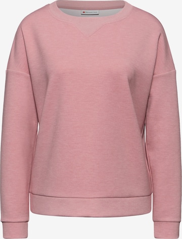 STREET ONE Sweatshirt in Pink: front