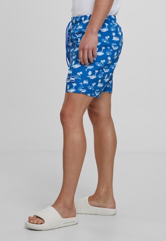Urban Classics Zwemshorts in Blauw
