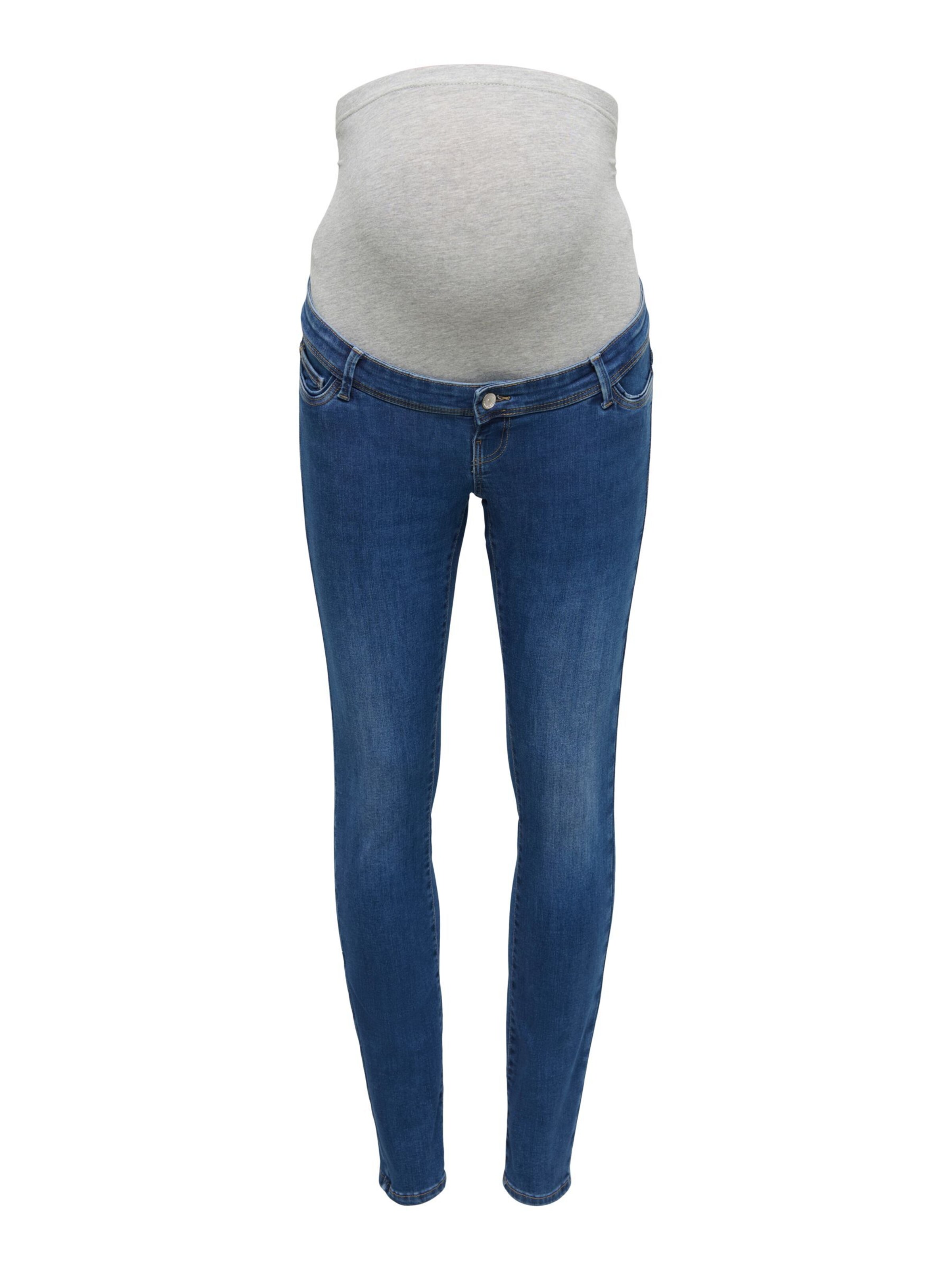 Only Maternity Skinny Jeans 'OLMAlly' in Blau: Vorderseite