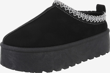 Ital-Design Mules in Black: front