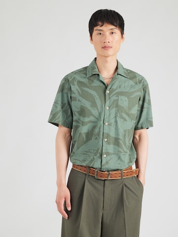 Jack & Jones Premium Regular fit Πουκάμισο 'JPRBLUBAHAMAS' σε πράσινο: μπροστά