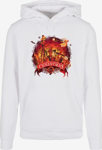 Sweat-shirt 'The Nightmare Before Christmas - Scary Christmas' ABSOLUTE CULT en blanc : devant