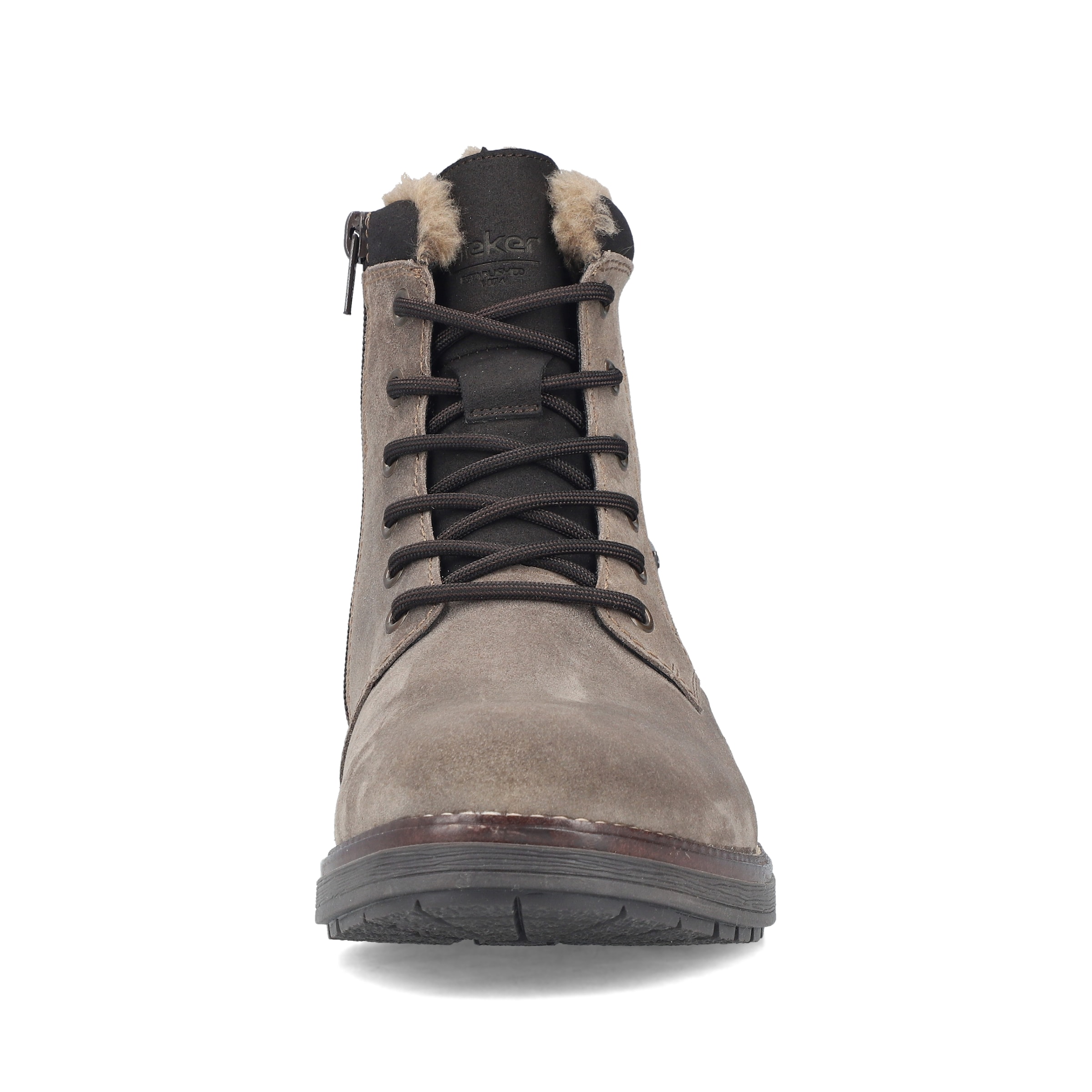 Bottines à lacets Rieker en beige