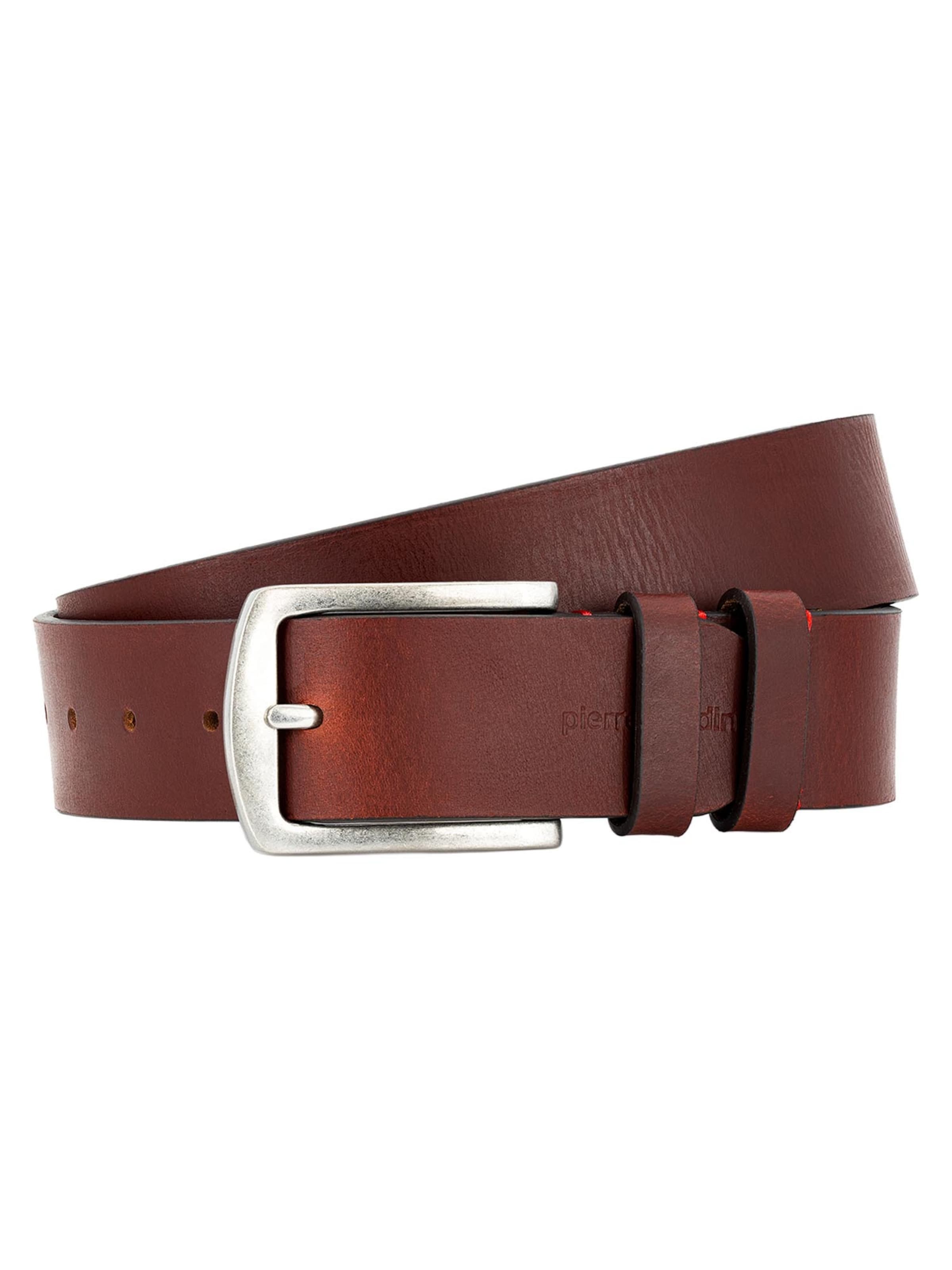 PIERRE CARDIN Gürtel 'Basic'‌‌ in Braun: Vorderseite