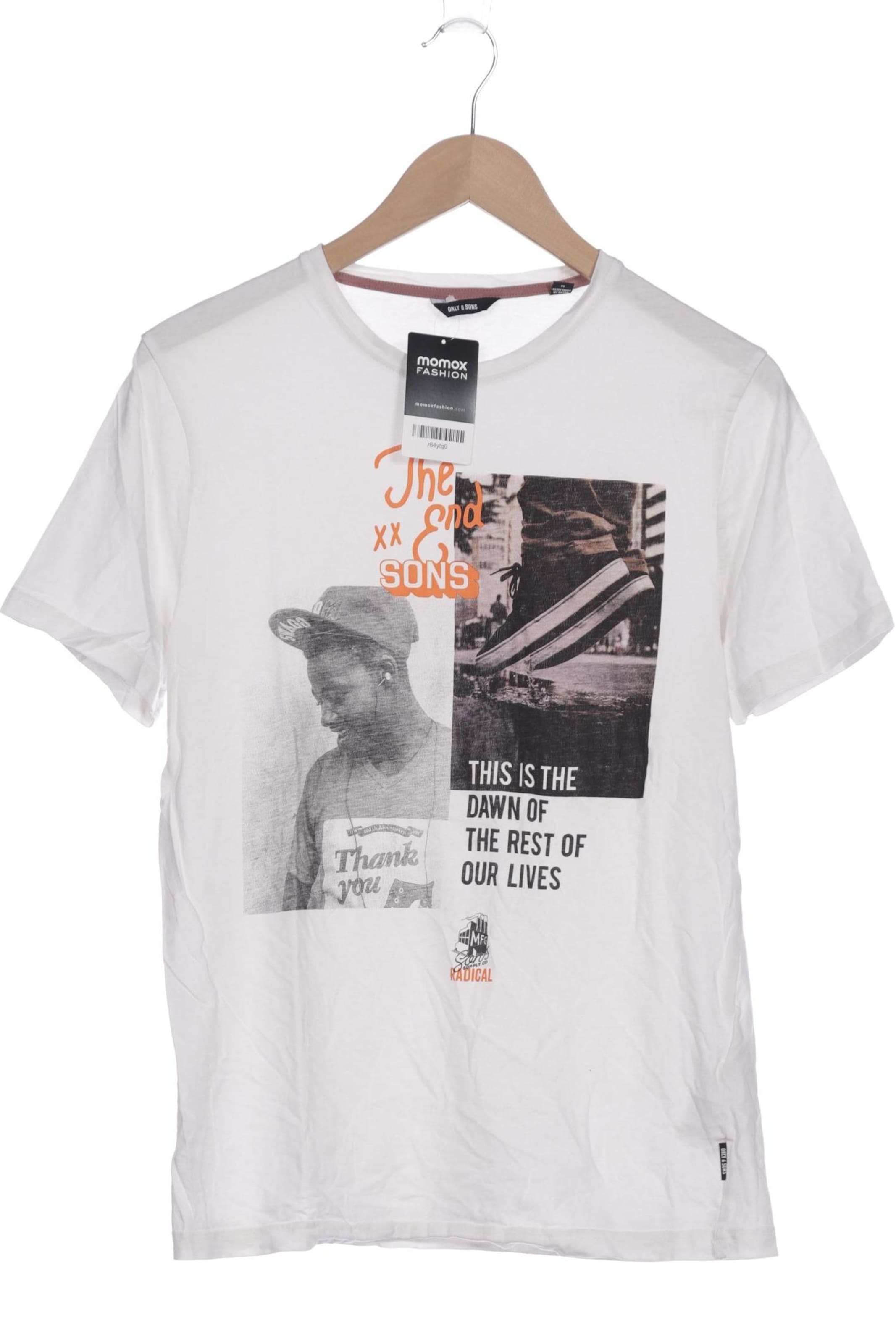 Only & Sons T-Shirt M in Weiß: Vorderseite