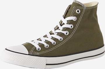 CONVERSE Σνίκερ ψηλό 'Chuck Taylor All Star' σε πράσινο: μπροστά