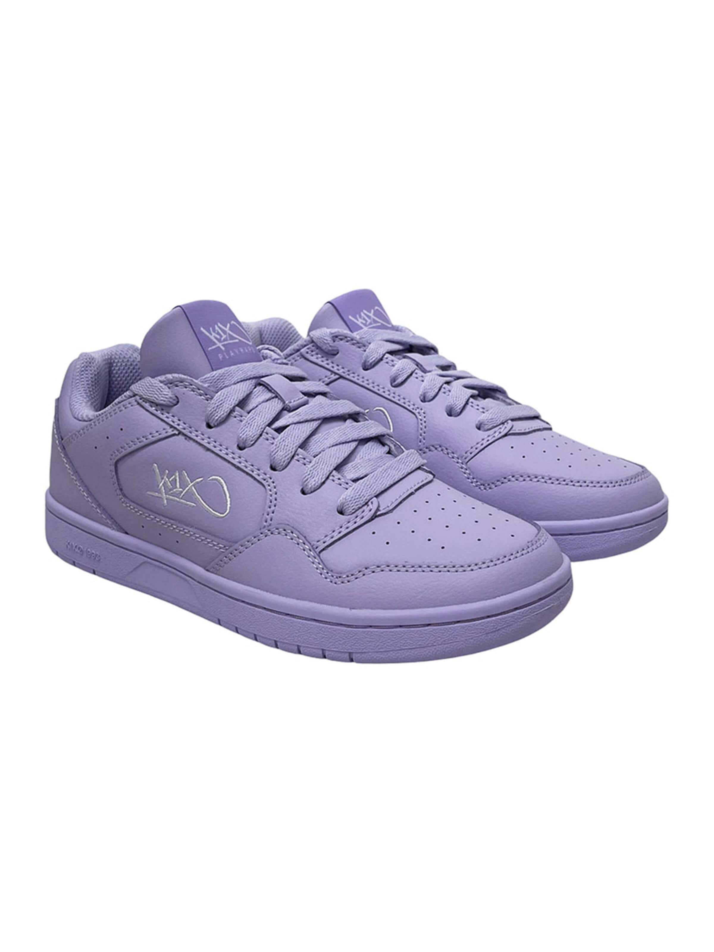 K1X Running Shoes 'Sneaker Sweep Low BI' in Purple: front