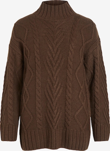 VILA Sweater 'Apoline' in Brown: front