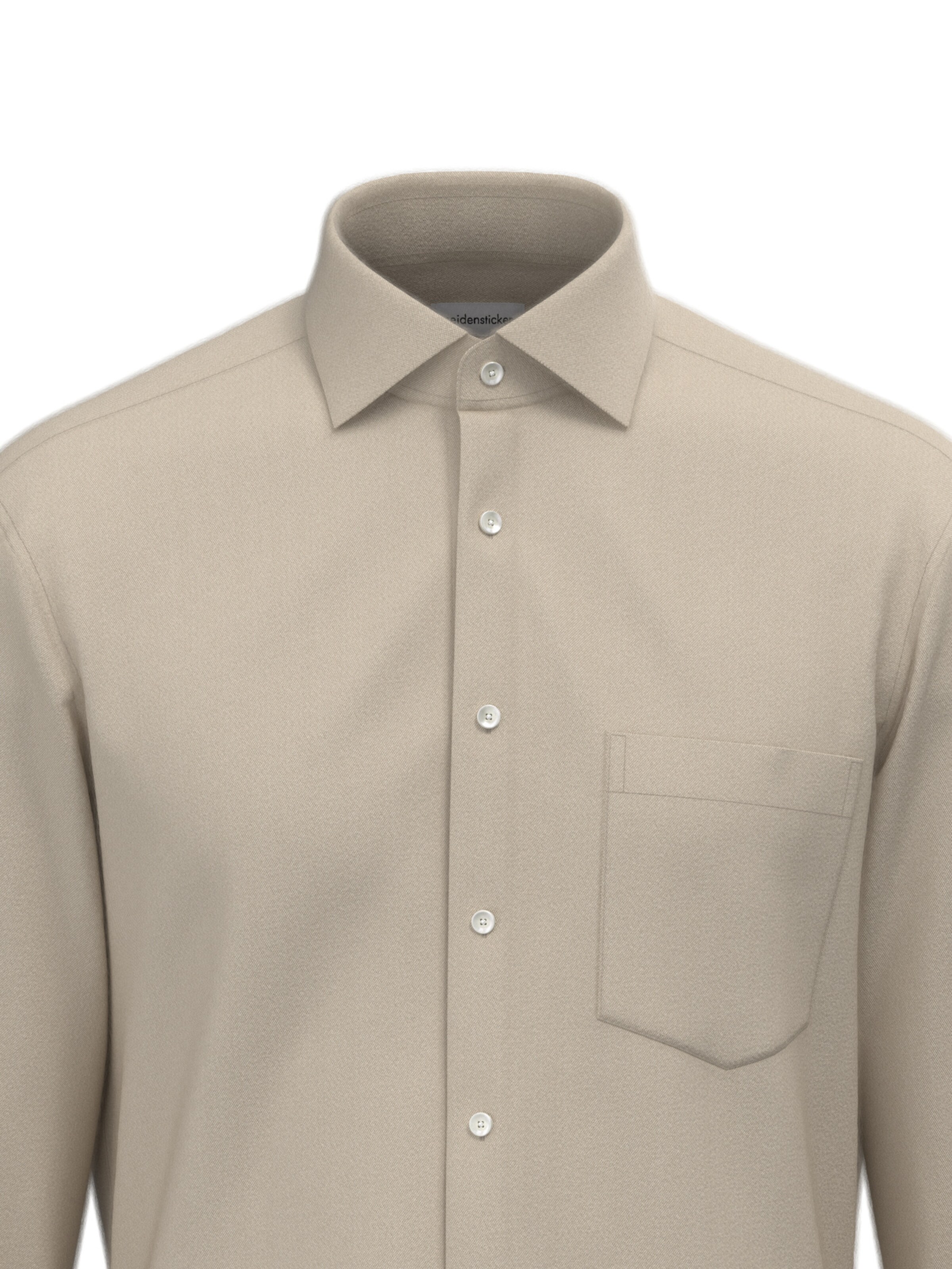 SEIDENSTICKER Regular fit Zakelijk overhemd in Beige