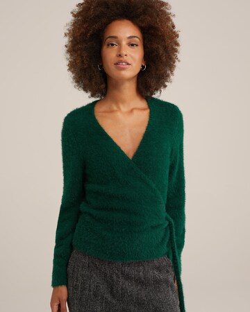 WE Fashion Kofta i grön: framsida