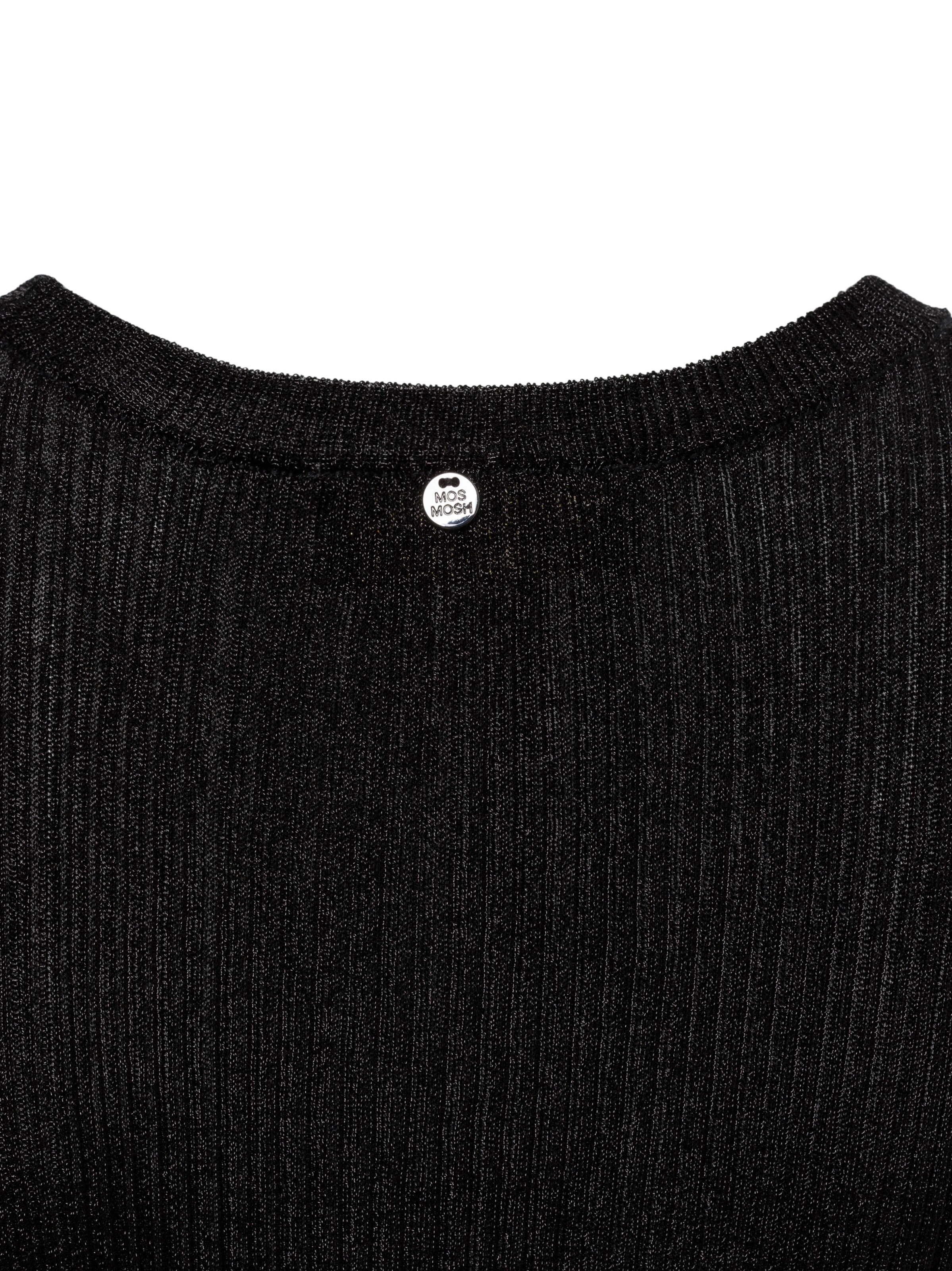 MOS MOSH Gebreide top in Zwart