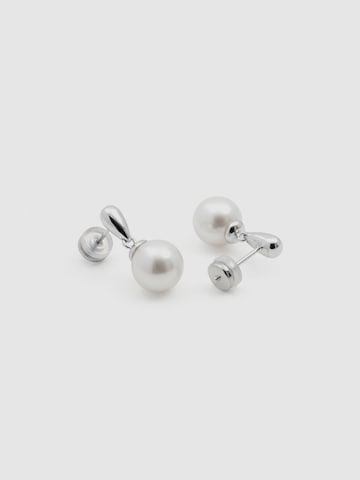 Luxenter Earrings 'Mobe' in White