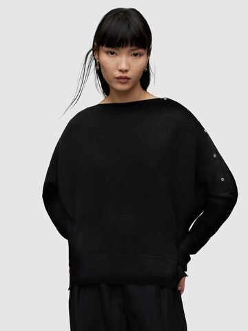 AllSaints Sweater 'RAVEN' in Black: front