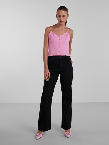 PIECES Top 'NUKISA' – pink