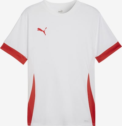 PUMA Tehnička sportska majica 'TeamGoal Matchday' u crvena / bijela, Pregled proizvoda
