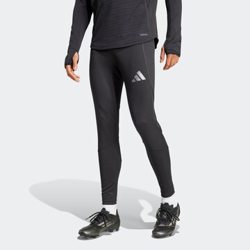 ADIDAS PERFORMANCE - Skinny Pantalón deportivo 'Tiro 25 Pro' en negro: frente
