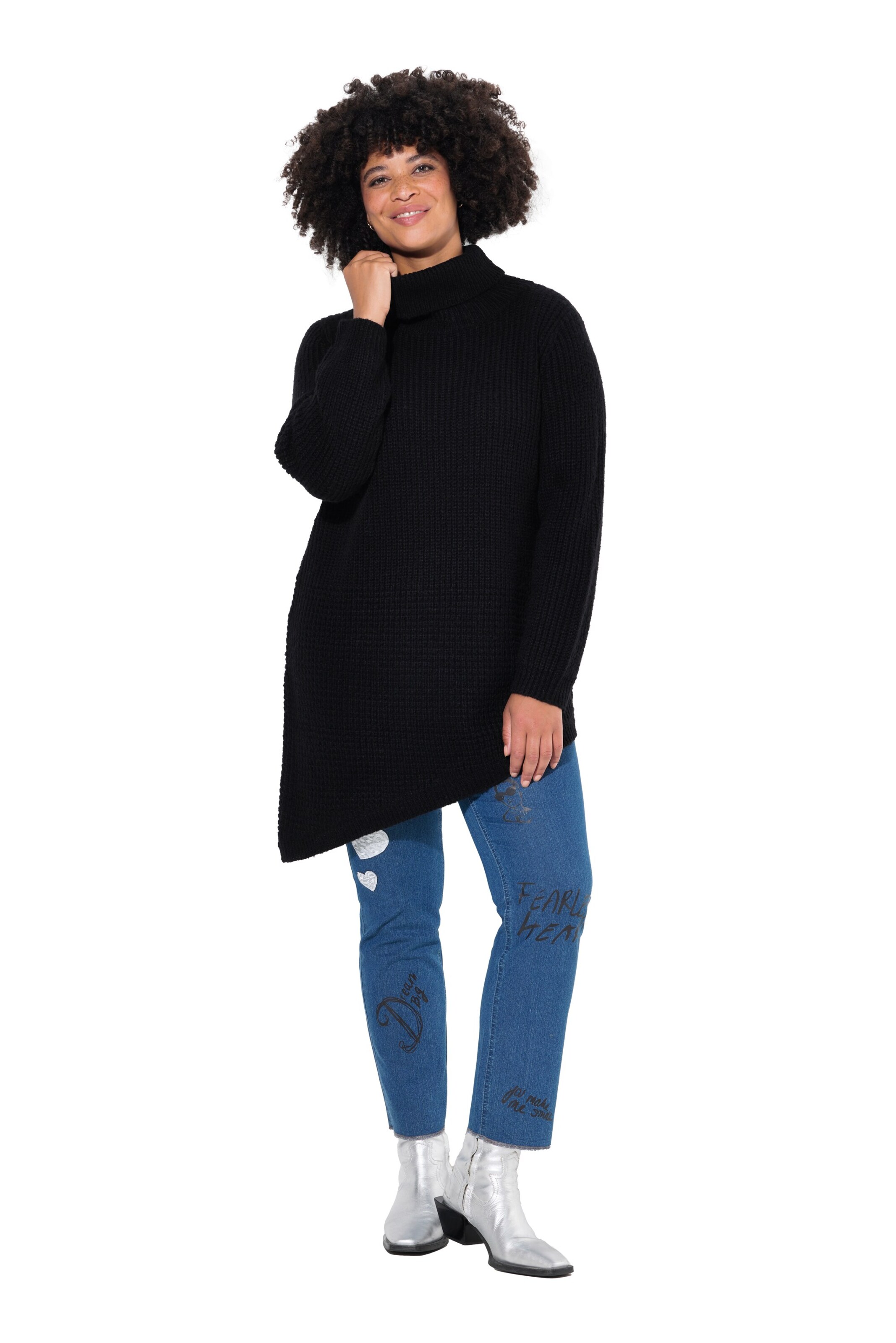 Angel of Style Sweater in Black