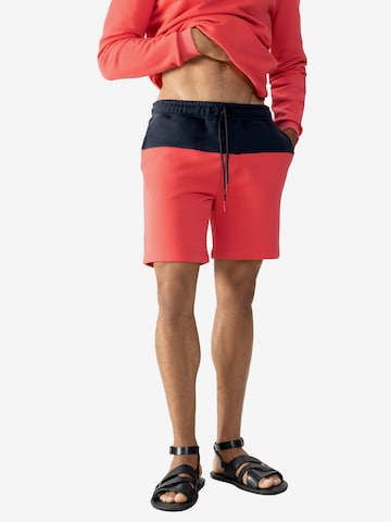 Regular Pantalon 'Serie Lido' Mey en rouge : devant