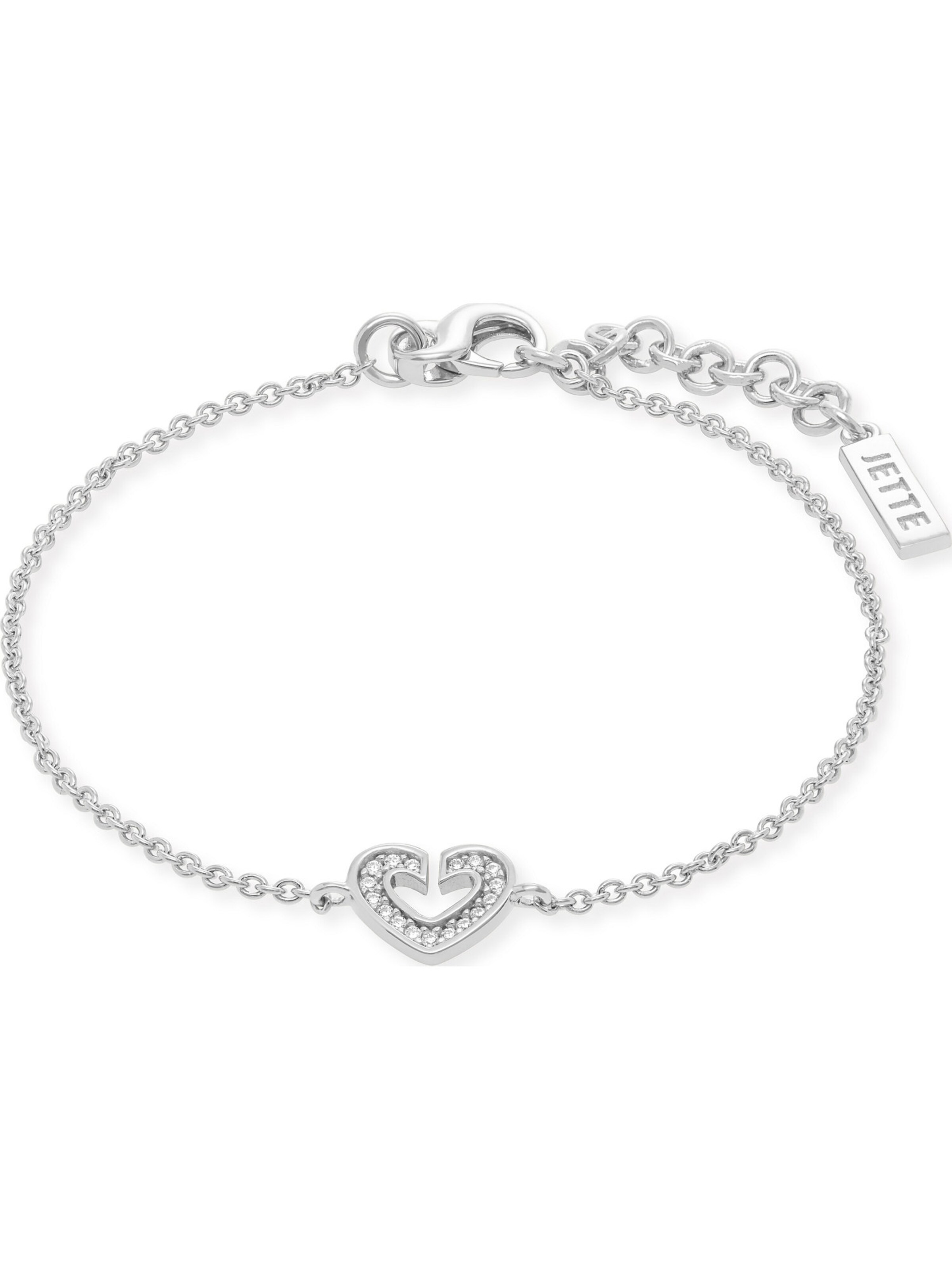 JETTE Armband in Silber: Vorderseite