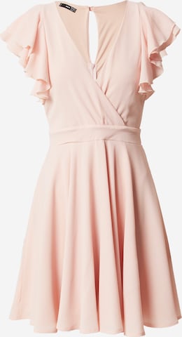 Robe de cocktail 'LOULOU' TFNC en rose : devant