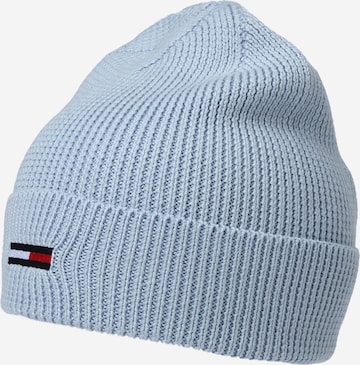 Bonnet Tommy Jeans en bleu : devant